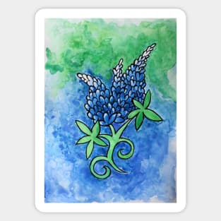 Texas Bluebonnets Sticker